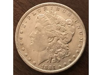 Better 1884 Morgan Silver Dollar  - Nice Coin