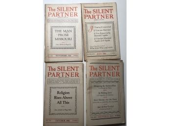 The Silent Partner Booklets Dated 1916 - 1930