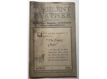 The Silent Partner Booklets Dated 1916 - 1930