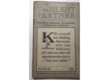 The Silent Partner Booklets Dated 1916 - 1930