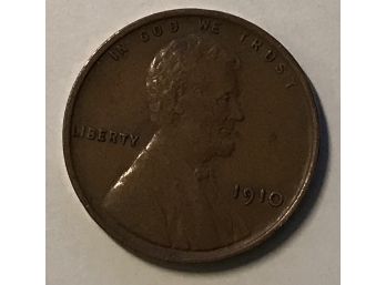 1910 Lincoln Wheat Cent