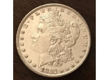 Early 1882 Morgan Silver Dollar