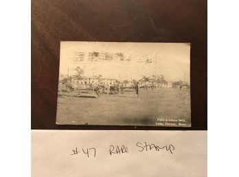 Post Card With Rare Stamp Post Marked 1917.  Lot 47