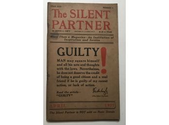 The Silent Partner Booklets Dated 1916 - 1930