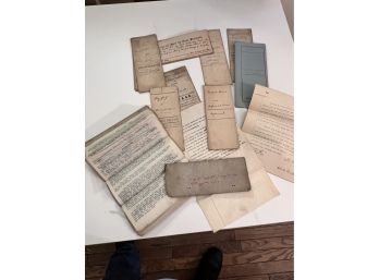 More Paper Dated 1900s Lot 55