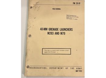 40-mm Grande Launchers May 1972