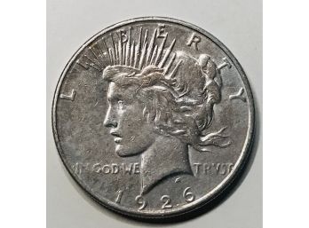 Early 1926-S Peace Silver Dollar