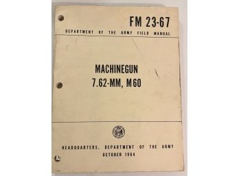 FM 23-69 Machine Gun Army 1964