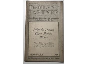 The Silent Partner Booklets Dated 1916 - 1930