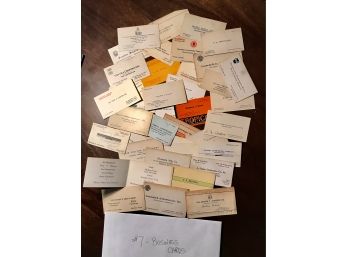 Vintage Business Card 40 Count. - Lot 7