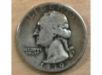 1939 Silver Quarter