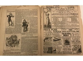 Frank Leslies Popular Monthly Dated IN THE 1880S.  LOT9