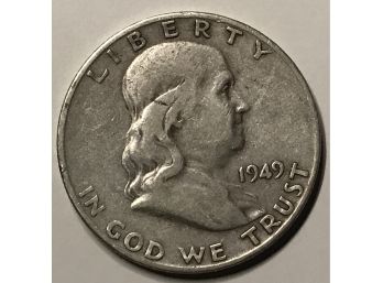 1949-S Benjamin Half Dollar - Silver Coin