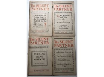 The Silent Partner Booklets Dated 1916 - 1930