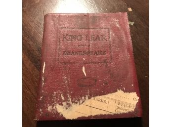 King Lear By William Shakespeare - Miniature Book Little Leather Library 1920s Antique Vintage Lot 42