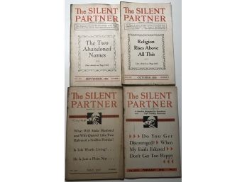 The Silent Partner Booklets Dated 1916 - 1930