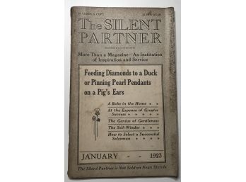 The Silent Partner Booklets Dated 1916 - 1930