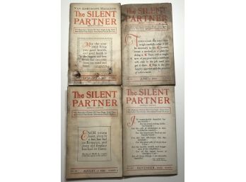 The Silent Partner Booklets Dated 1916 - 1930