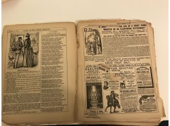 Frank Leslies Popular Monthly Dated IN THE 1880S.  LOT4