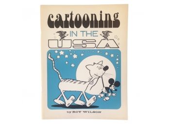 Cartoon In The USA - Paper Back Cartooning Book Made In The 1970s