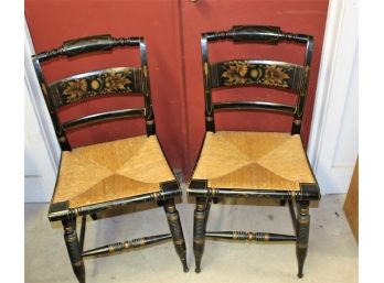 Pair Of Hitchcock Chairs