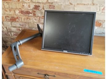 Dell Commercial 20' Monitor With Commercial Swivel Arm Mounted