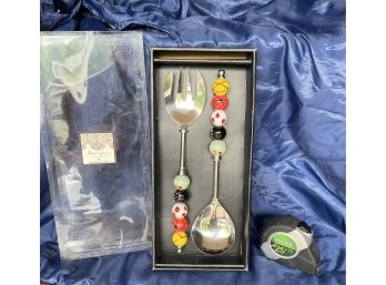 Funky Serving Piece Set New In Box