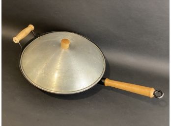 A Generously Sized Wok With Lid