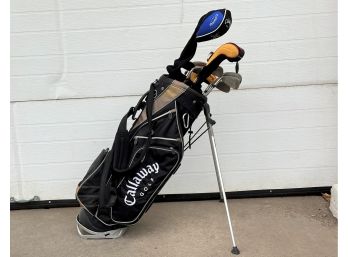 A Quality Callaway Golf Bag & Assorted Clubs, Balls, Tees &  More