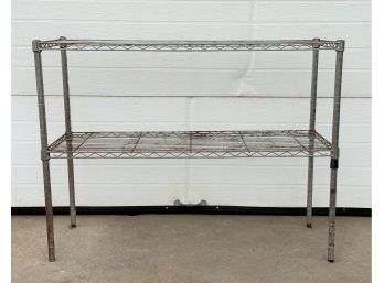 Weekend Project: Chrome Wire Shelving Unit