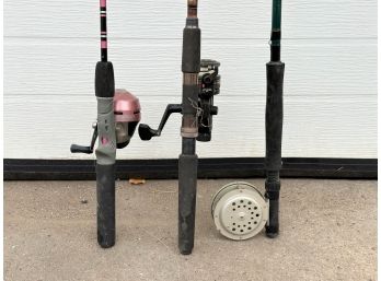 Three Fishing Poles