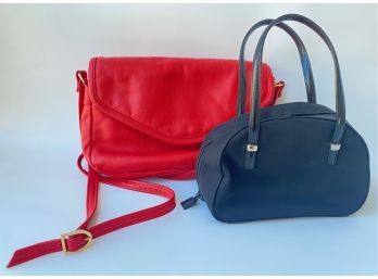 2 Handbags, Black By Nine West