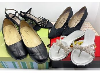 4 Pairs Of Shoes: New Unlisted, Vintage Lord & Taylor, Trotters & More, Sizes 7.5 - 8