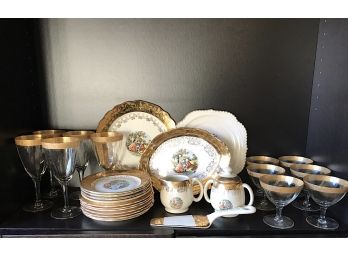 Golden Age Dishes And Glassware