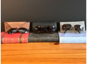 Three Pairs Of Sunglasses