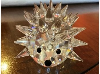 Swarovski Silver Crystal Hedgehog Figurine