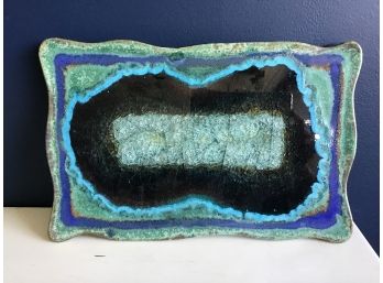 Stoneware Vanity Tray - Geode Design