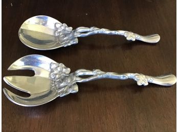 Salad Serving Utensils, Pumpkin Design