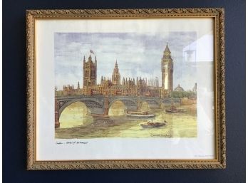 Framed Print, House Of Parliament By David Hawker - 19x15