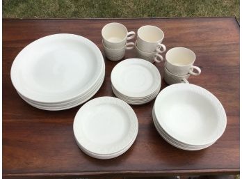 Retro 1960s Celtic Connemara Fine Earthenware - 30 Pc Dinnerware, Made In The Republic Of Ireland