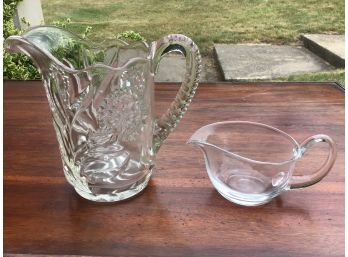 Vintage Glass Pitchers