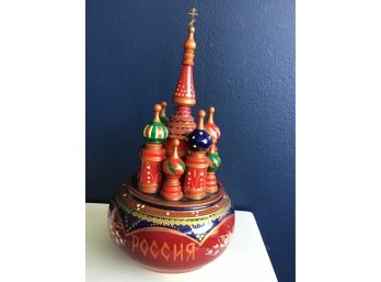 Russian Music Box, St Petersburg, Not Working But Pretty Decoration