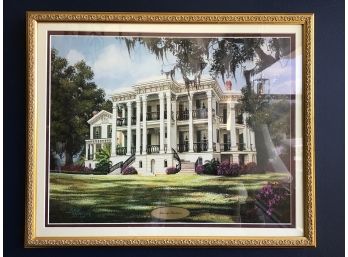 Nottoway Plantation, Louisiana Limited Print By Brad Thompson - 21x17.5