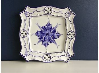 Decorative Square Plate, Portugal