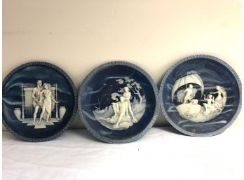 'The Voyage Of Ulysses' Collectible Plate Trio