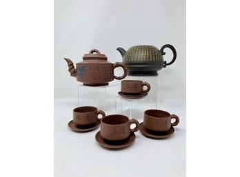 Asian Clay Tea Set