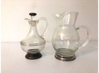 Vintage Silverplate & Glass Barware