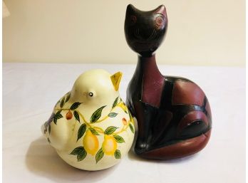 Cat & Duck Figures