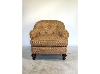 Victorian Style Tufted Club Chair