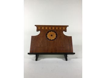 Marquetry Wood Inlay Sheet Music Stand